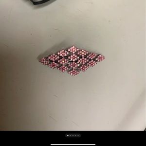 Pink rhinestone Barrett